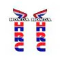 Stickerset Honda HRC Rood/Blauw 168X80MM