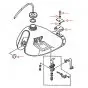 Bevestigingset Benzinetank Yamaha DT50MX