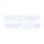 Tanktransferset Puch X30 Wit
