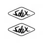 Stickerset Solex Zwart 70X33MM