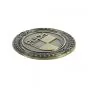 Embleem Sticker Puch Logo Metaal Goud 47MM