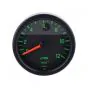 Toerenteller 85MM VDO Replica Zwart/Groen
