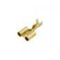 Ronde Dubbele Stekker Vrouw 3.5MM - Japans - Messing