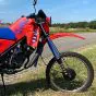 Sticker Voorvork Honda Rood/Wit