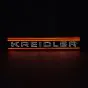 Lamp Kreidler Strepen LED Oranje