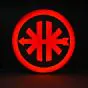 Lamp Kreidler Logo LED Rood