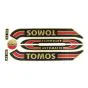 Stickerset Tomos A3 Oud Model Goud/Rood