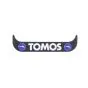 Sticker Plaathouder Smal Tomos Logo Blauw