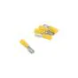 Vlakstekkertong Geel 6.3MM