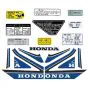 Stickerset Compleet Honda MB50 Blauw/Wit 1987-1990