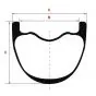 Velg B-Keus Chroom 1.60 X 16