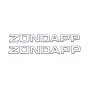 Stickerset Zundapp Tank 2 Stuks