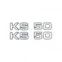 Stickerset Zundapp KS50 - 2-delig