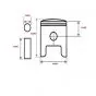 Zuiger 45MM (A) 70CC Athena Puch Maxi