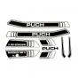 Stickerset Puch Magnum MKII Zwart/Wit