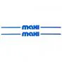 Stickerset Maxi Zijscherm Blauw 235X20MM