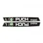 Tanktransferset Puch Maxi L Zwart/Chroom
