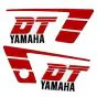 Stickerset Yamaha DT50MX Rood/Wit