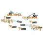 Stickerset Gilera Citta Unplugged