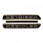 Tankstickers Kreidler Zwart / Goud