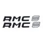 Accubakstickers RMC-S Zwart/Wit 2 Stuks