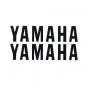 Tankstickerset Yamaha FS1 Zwart 118X28MM