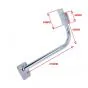 Rempedaal Zundapp 529/530 Chroom