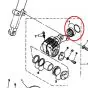 Rubber Remklauw Yamaha FS1