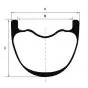 Velg Chroom 1.50 X 19 Italcerchio