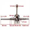 Krukas Peugeot 103 Electronische ontsteking
