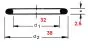 Uitlaatpakking / Ring Sachs 32MM