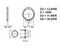 Seegerring As 13MM Din 471